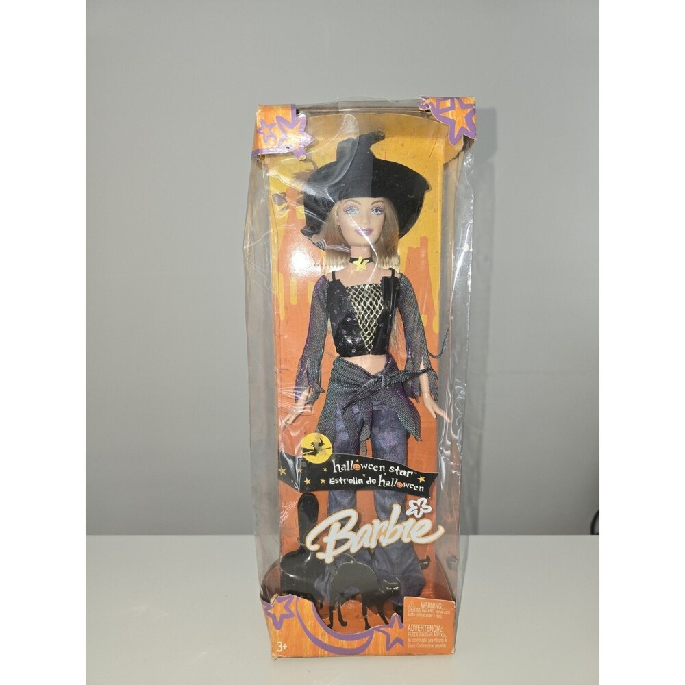 2005 Mattel Barbie Halloween Star Witch Doll #G5320 NRFB Y2K Gothic